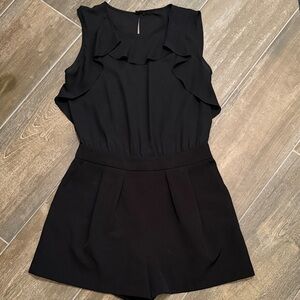 Zara Elegant Black Sleeveless Romper